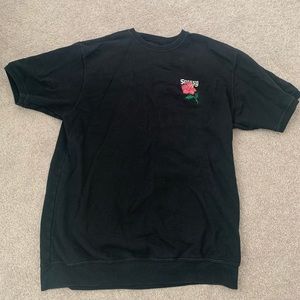 Stussy Black LOGO Embroided Top (L/XL)